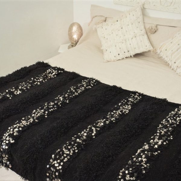 blanket Handira berber wedding rug handmade in morocco